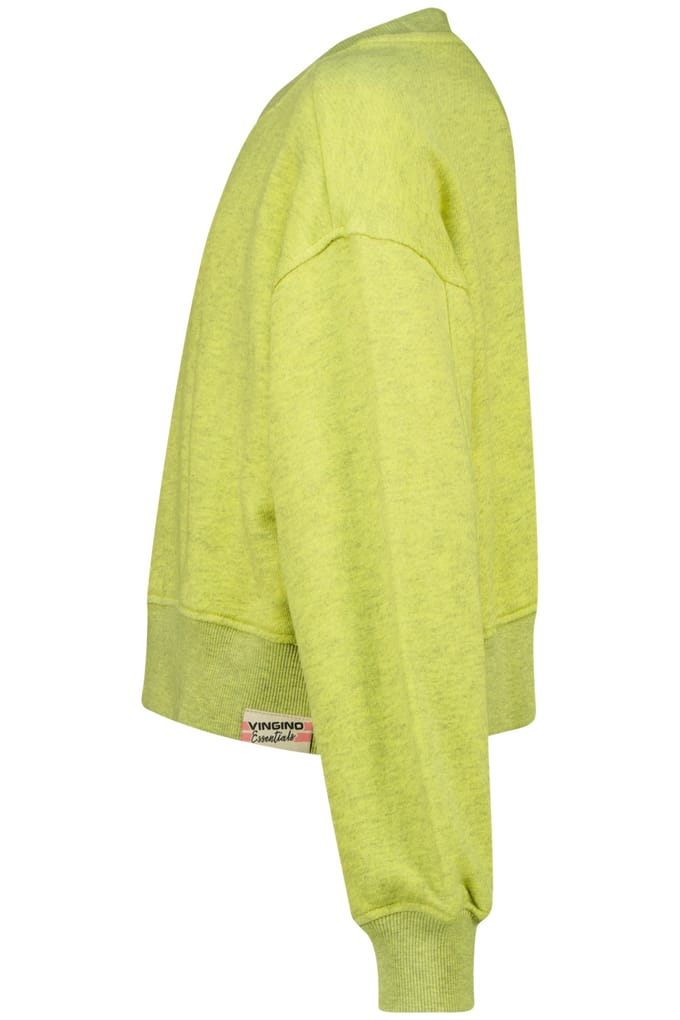 Vingino Basic-rn Melange Fresh Lime Taglia: 8 | Maglioni Outlet | kids | Verde