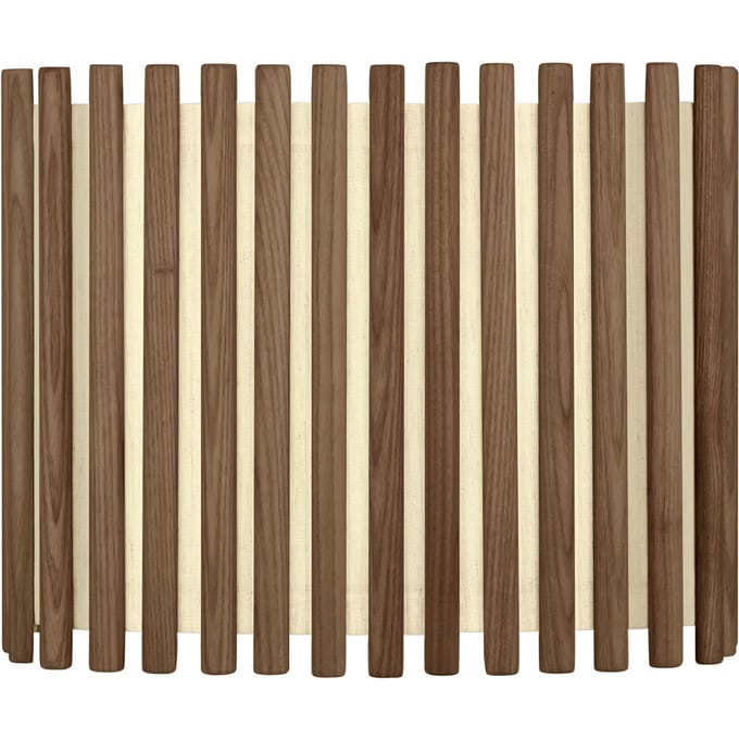 UMAGE Komorebi lampenkap Medium - donker eiken - rectangular