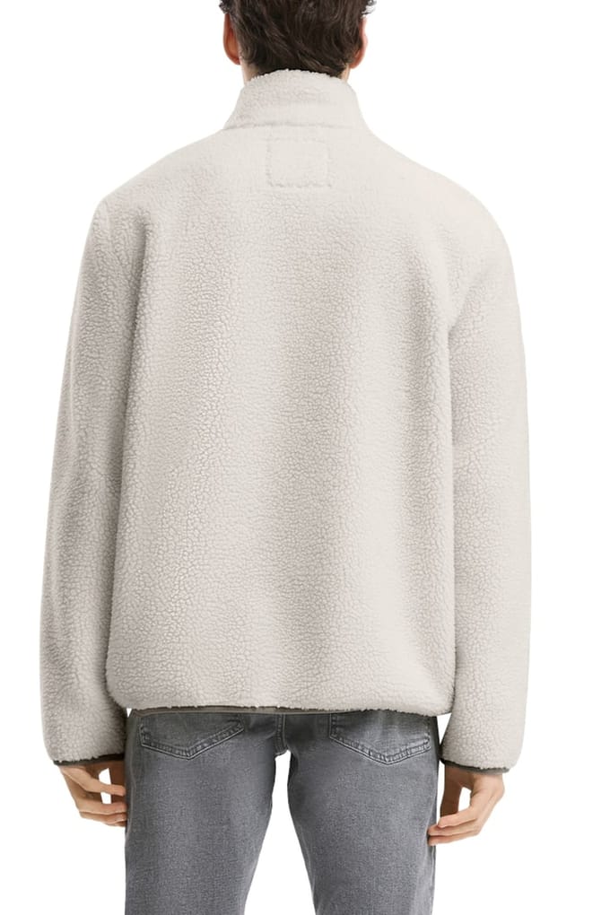 Fleece met borstzak QS