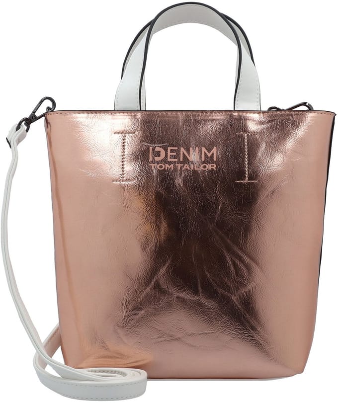TOM TAILOR Handtas Schoudertas Madita Zip Shopper Gold Roségoudkleurig