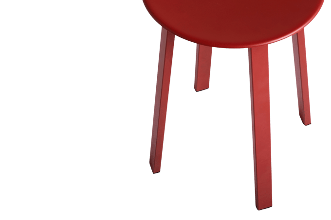 HAY - Revolver Stool Kruk - rood