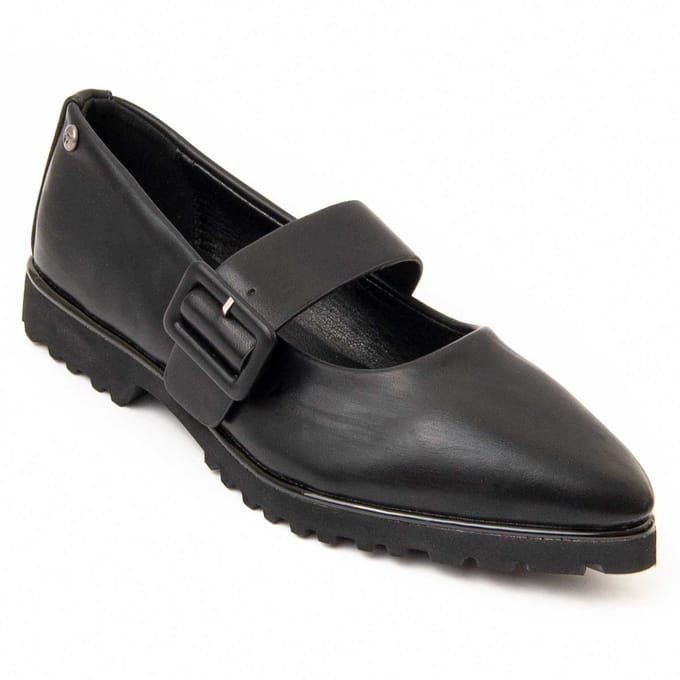 Mocasín Casual Para Mujer.  Montevita  Berna5  96582 36 zwart