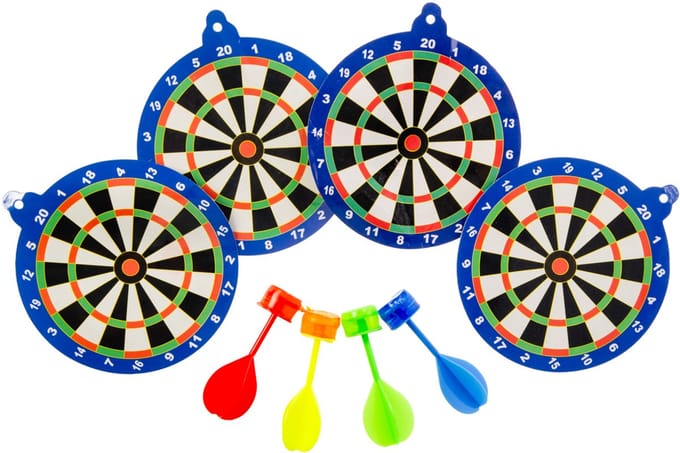 Duckiez sticky dart game - 24 stuks