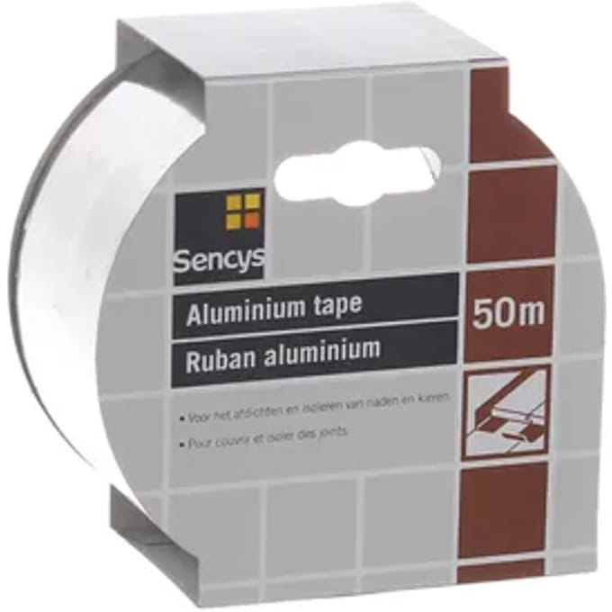 Sencys Aluminium Tape - 50m X 50mm