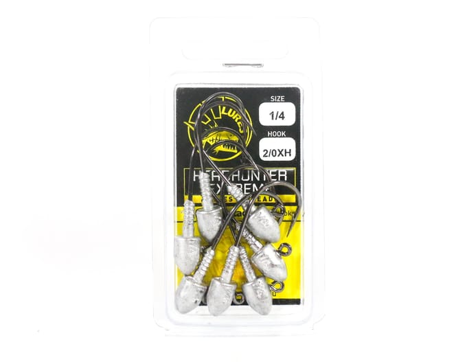 Tackle Tactics TT Head Hunter Extreme Jig Head 1/4 oz 2/0 XH 7/pack (1524) black
