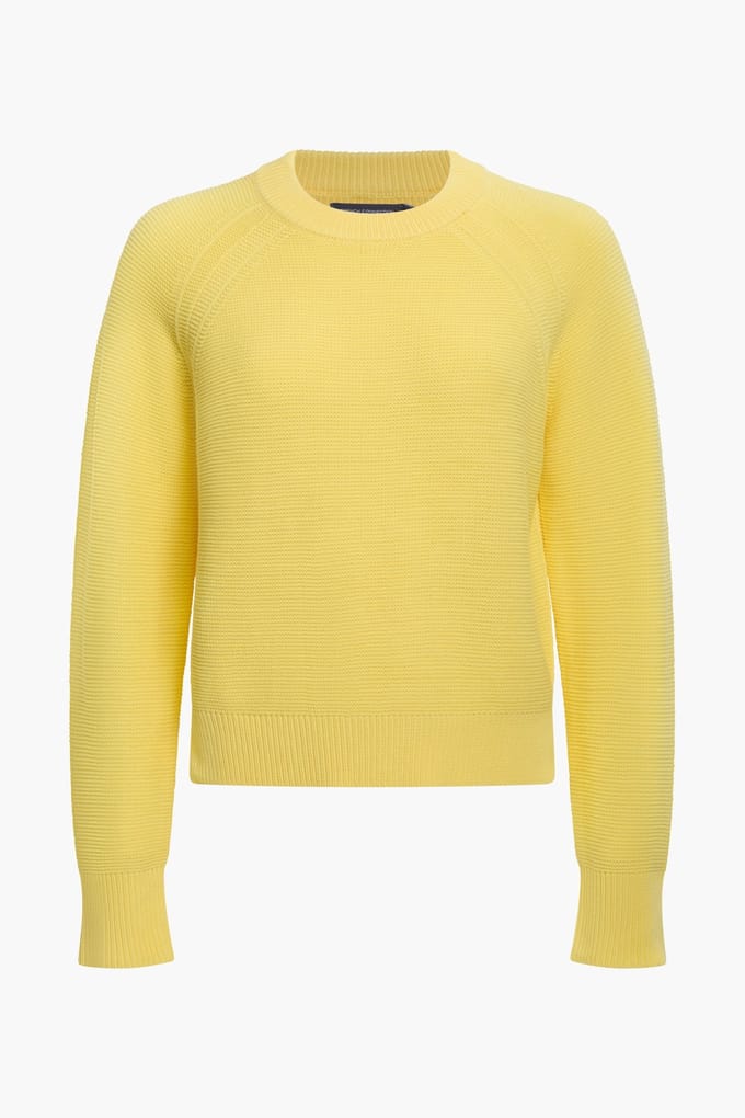 French Connection Lily Mozart L/s Jumper Butter Yellow Größe: M | Pullover Outlet | Damen | Gelb