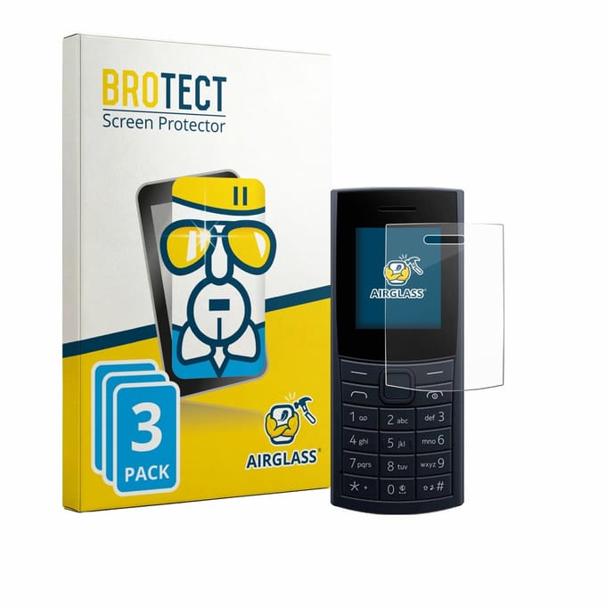 Screenprotector 3 Stuks voor Nokia 110 4G (2023) Beschermglas transparant