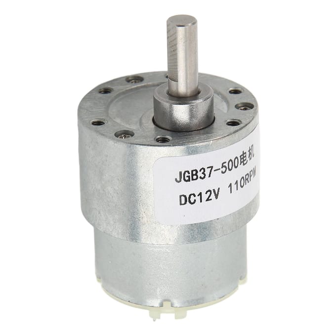 Kruismotor DC 12V 110RPM Snelheidsreductie Zelfvergrendelende Turbine Wormwielmotor voor Machine