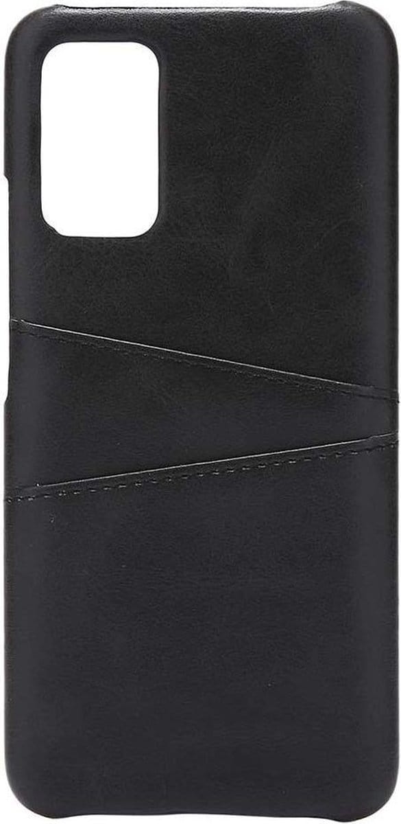Shop4 - Poco M3 Hoesje - Harde Back Case Cabello met Pasjeshouder Zwart