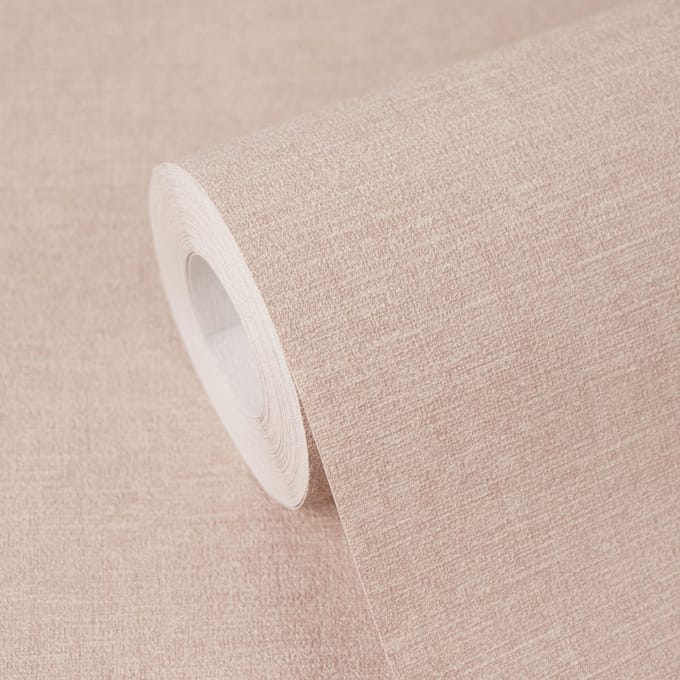 LICHT GLANZEND GEMÊLEERD BEHANG | Textiellook - Roze - A.S. Création Cuba II