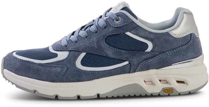 camel active Casual sneaker met comfort voetbed - Maat - Blauwwomenswear-42