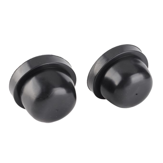 2 Stuks 70mm Auto LED Lamp Koplamp Rubber Waterdicht Stofdicht Afsluitdeksel black