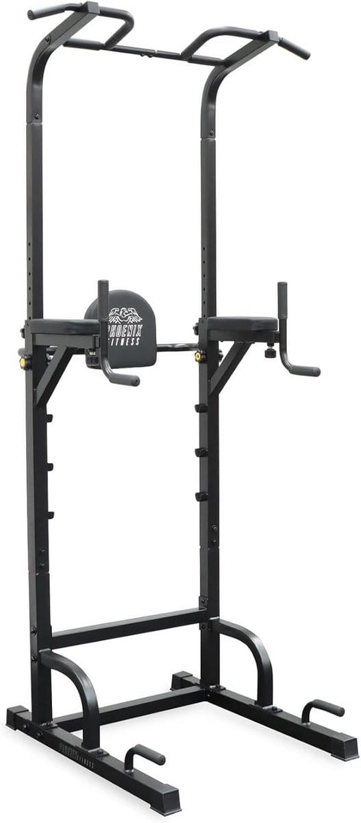 Verstelbare Power Tower en Dip Station - Multifunctionele Pull Up Rack en Dip Stand voor Krachttraining Thuis