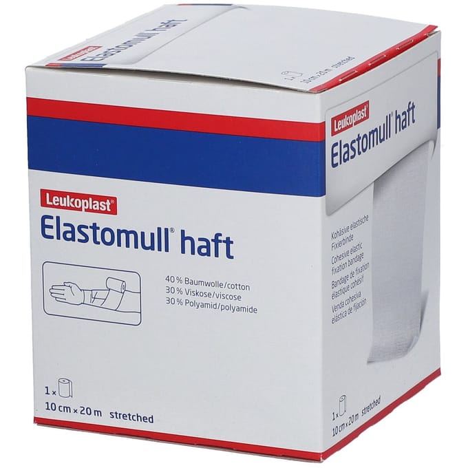 Elastomull Haft 45478-00 10cm x 20m 1 Gaasverband