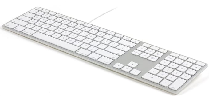 Bedraad Toetsenbord met RGB Backlight (Zilver)
