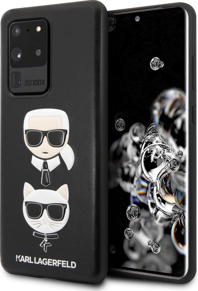Print hoesje van Karl Lagerfeld - Backcover - Samsung Galaxy S20 Ultra - Leer