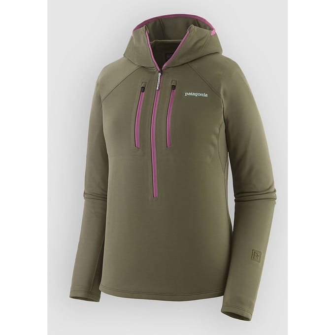 Damescapuchon met rits Patagonia R1