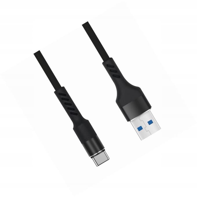 USB-C Kabel 1m Snel Opladen Versterkt voor Motorola Moto E20