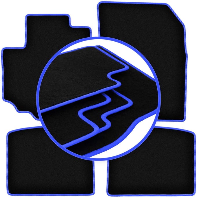 CARLUX-BLUE automatten voor: Suzuki SX-4 S-Cross crossover (2013-)