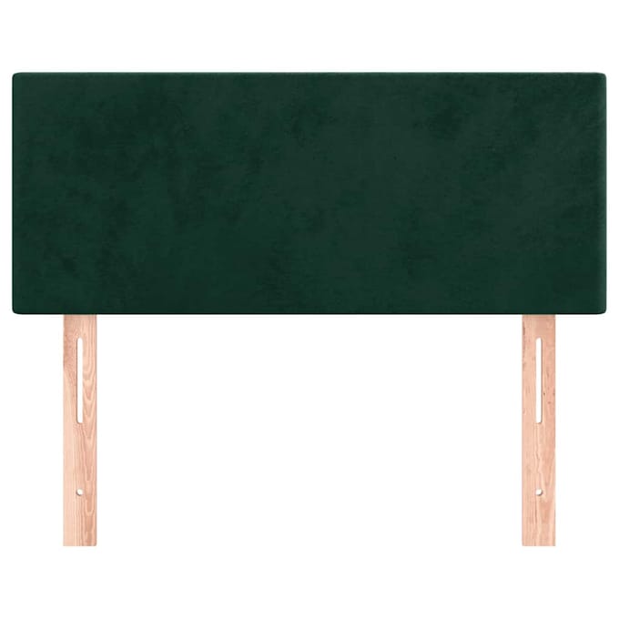vidaXL - Hoofdbord - 80x5x78/88 - cm - fluweel - donkergroen