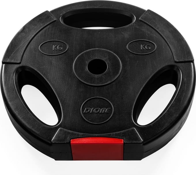 Dione Halterschijf 1.25kg - 30mm - Kunststof