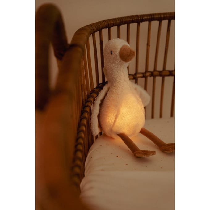 Little Dutch - Goose Knuffelgans met licht & geluid GRS Babyknuffels