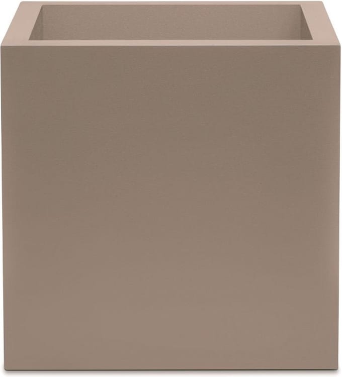Elezza Cube Matte Plantenbak L40 x B40 x H40 cm - Taupe