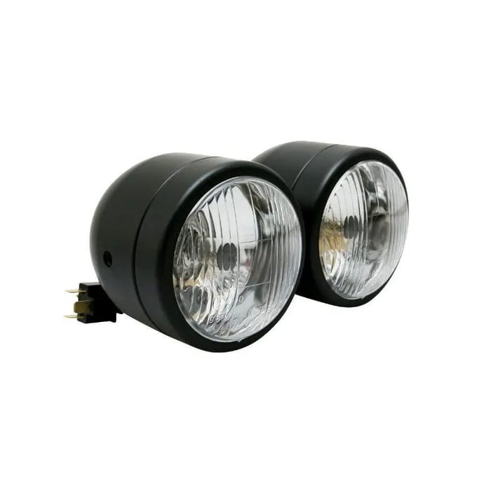 Motorfiets koplamp h4 + positielicht Avoc Homologue CE