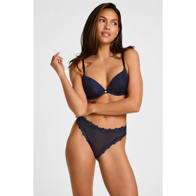 Hunkemöller String Hazel Blauw