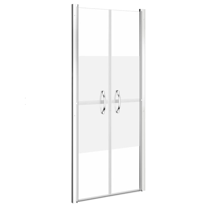 vidaXL - Douchedeur - 96x190 - cm - ESG - halfmat