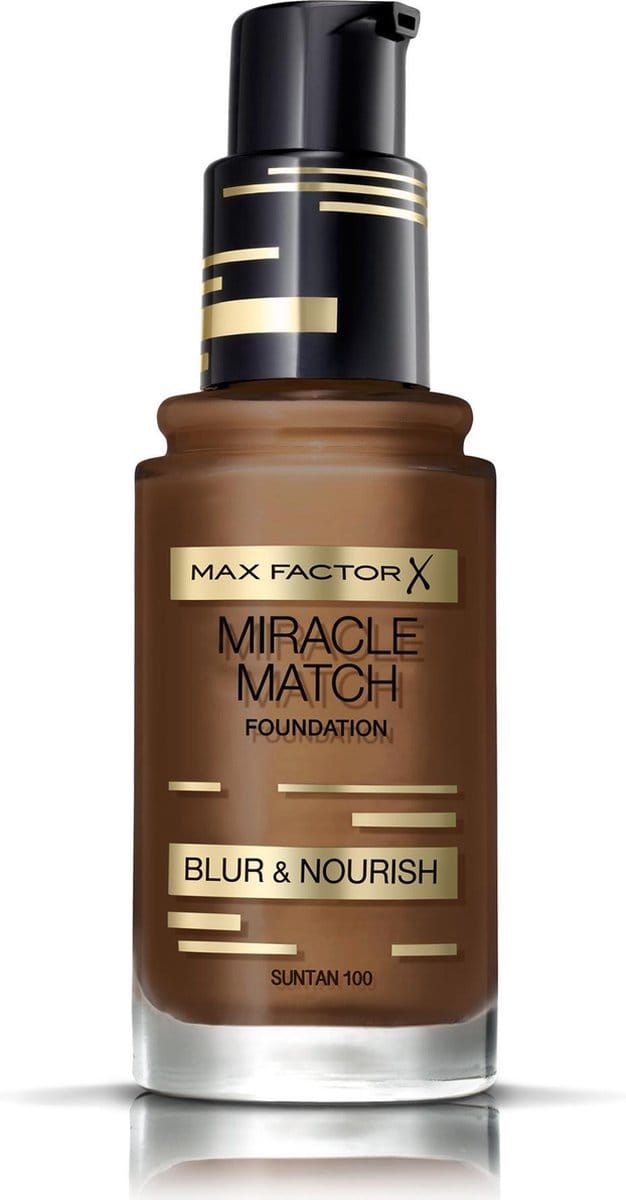 Max Factor Miracle Match Blur & Nour - 100 Sun Tan - Foundation