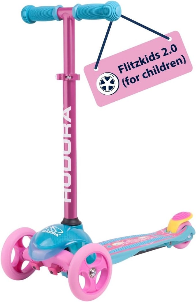Scooter voor meisjes - Stabiele Leerroller met 3 Wielen