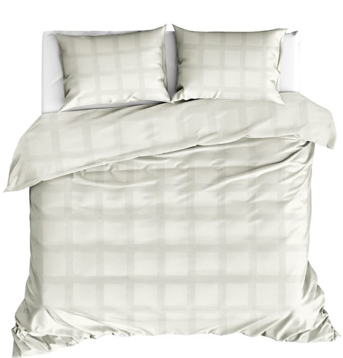 Linolux Dekbedovertrek Quadrant Offwhite 1 persoons
