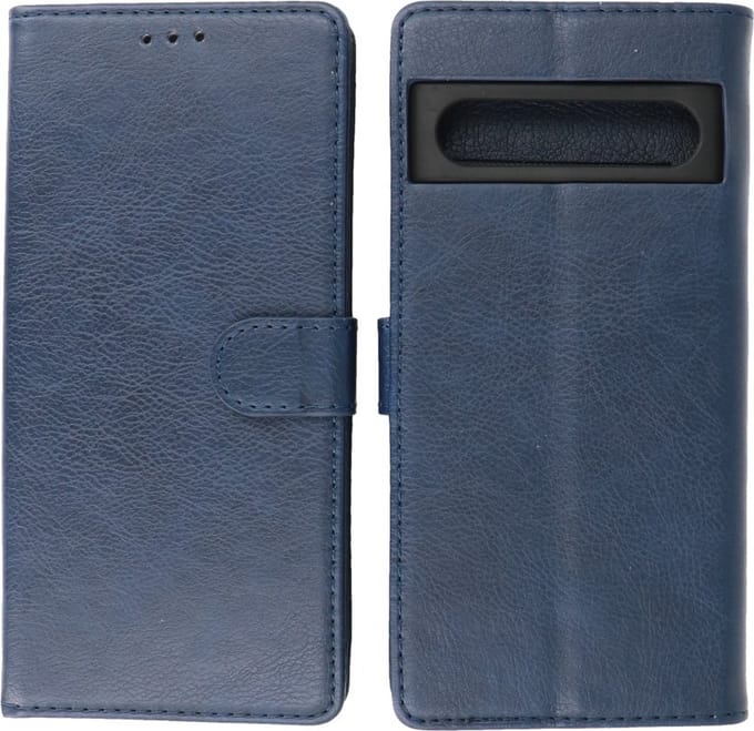 Google Pixel 8 Hoesje Book Case Portemonnee Telefoonhoesje - Navy