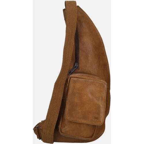 Bear Design Han Crossbodytas Kleine Leer - Cognac