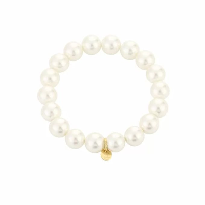 Bijoutheek Armband (Sieraad) Parels Wit