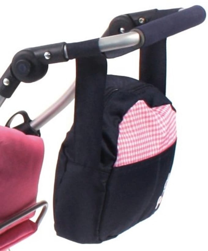 Wickeltasche Roze Ruitpatroon voor Ouders