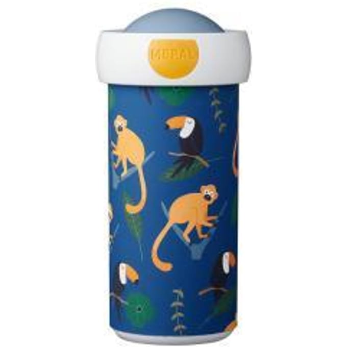 Mepal Schoolbeker Campus - 300 ml - Sluit goed af - Drinkbeker voor kinderen - Jungle