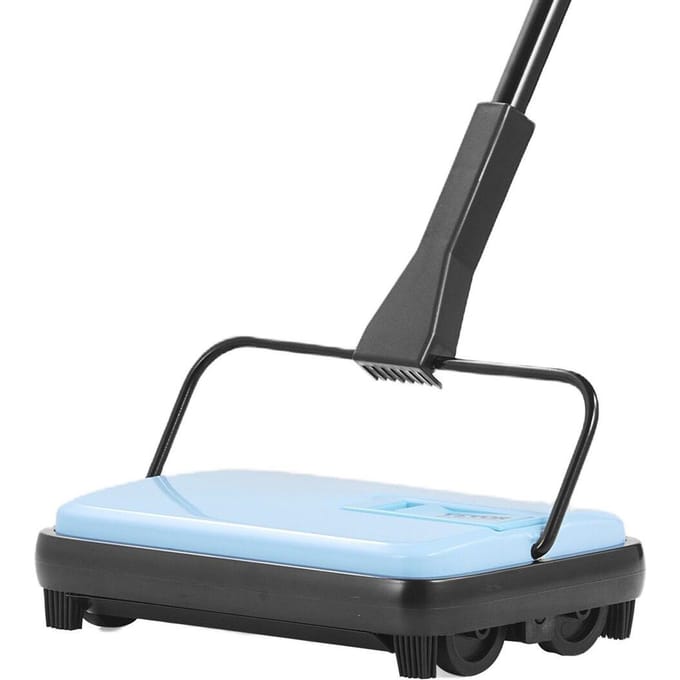 Vloerkleed Veger Handmatig 170mm Breedte Veegpaden Blauw