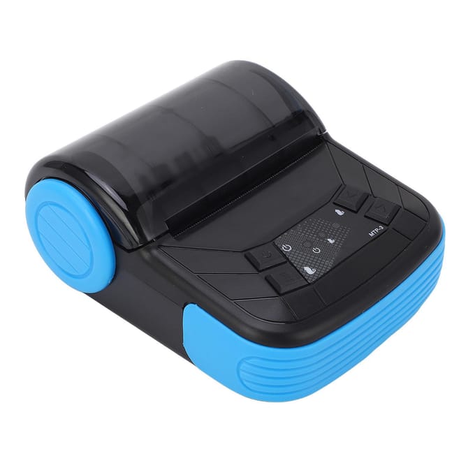 Thermische Bluetooth Printer Mini Draadloos Draagbaar 80mm voor Bon Ticket Rekening Factuur POS gray