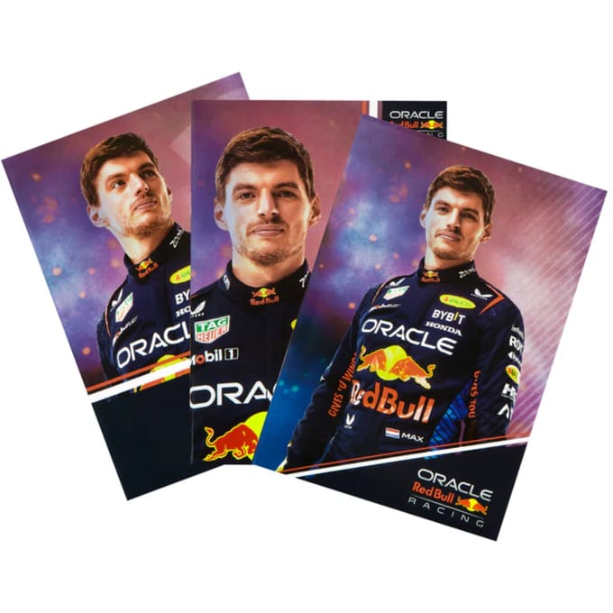 Red Bull schriften A5 - Max Verstappen