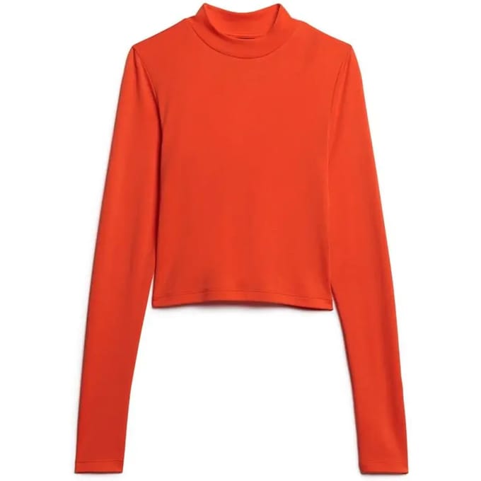 Dames top met lange mouwen en open rug Superdry