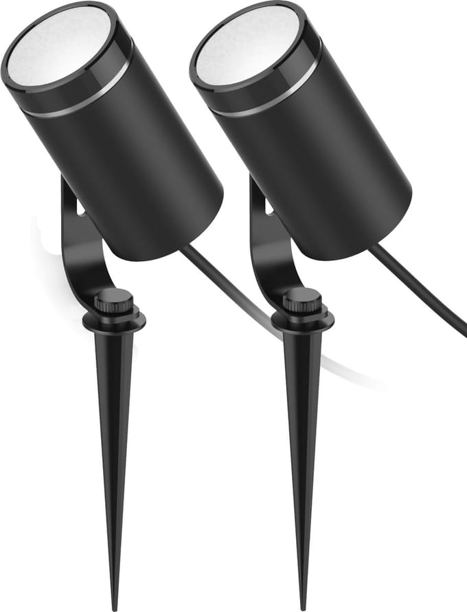 Deltaco Garden light extension kit 2 bulbs