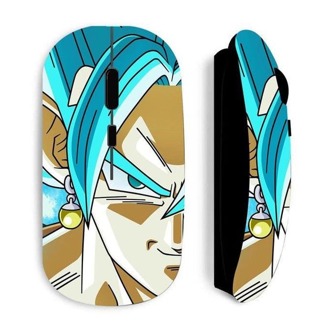 Souris noir Sans Fil Dragon Ball Vegeto Blue manga anime