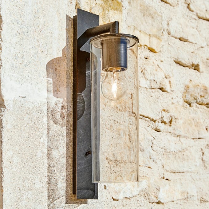 LOBERON Buitenlamp Clisson antiekzwart