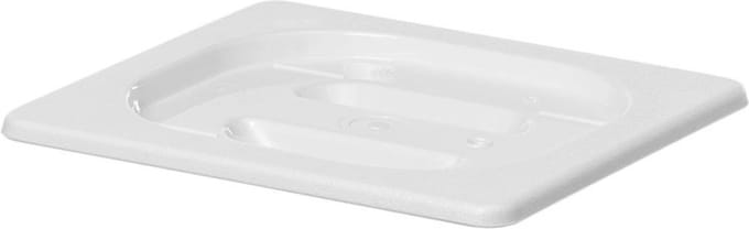 HENDI Deksel voor GN-containers – polycarbonaat – 176x162 mm – wit