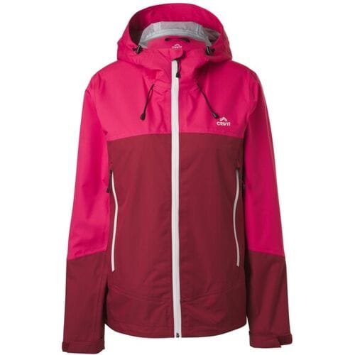 CRIVIT Dames sportjack, waterdicht (Rood, M (40/42))