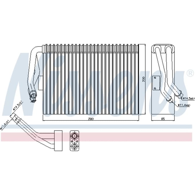 Verdamper, airconditioning NISSENS 92295