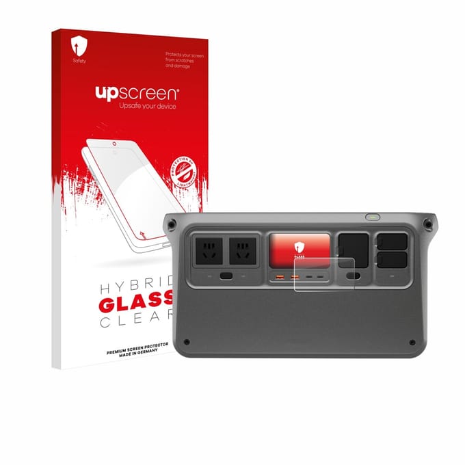 upscreen - Screenprotector voor DJI Power 1000 - Folie Beschermfolie Beschermglas transparant