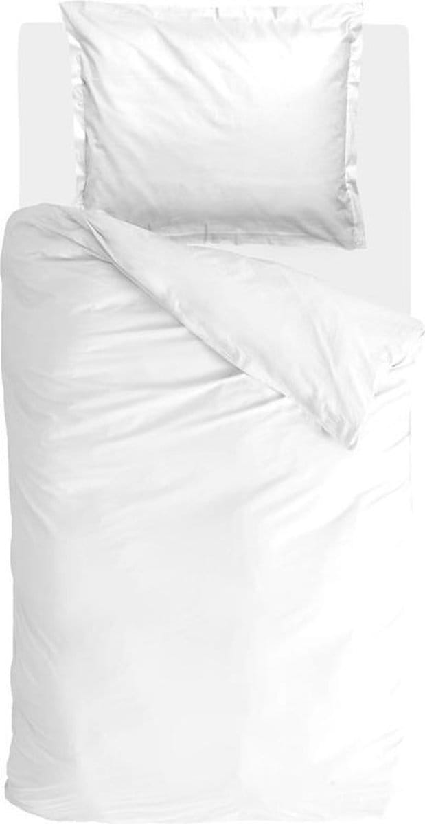 Walra Dekbedovertrek Vintage Satin - 135x200 - 100% Katoen - Wit